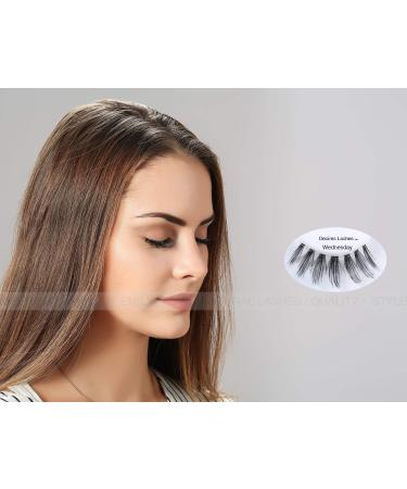 Natural Strip Eyelashes Multipack - 5 Pairs 03 Wednesday | Perfect for Glam Looks | International Shipping Available - Buy Online on GoSupps.com