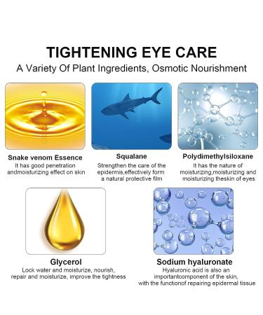 HIDDIT Verfons Firming Eye Cream | Temporary Snake Venom Anti-Aging Treatment for Eye Bags, Wrinkles, and Fine Lines - Buy Online on GoSupps.com