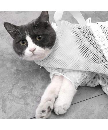Nio Hong Cat Handbag - Anti-Bite Bathing & Showering Mesh Bag for Cats | Convenient Care for Grooming Medication & Nail Trimming - Buy Online on GoSupps.com
