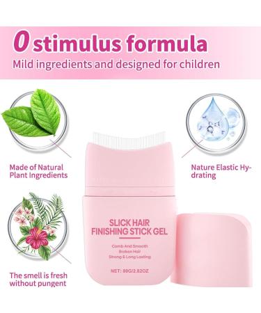Children's Hair Gel Children's Styling Gel Pomade Stick 80 Ml Hair Styling Product Broken Hair Finishing Cream Children's Hair Wax Children's Modeling Cream Gel (2pc) - Buy Online on GoSupps.com