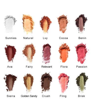 SEPROFE Eyeshadow Palette - Smoky Eye Shimmer Matte Glitter Makeup for Brown Eyes - Buy Online on GoSupps.com