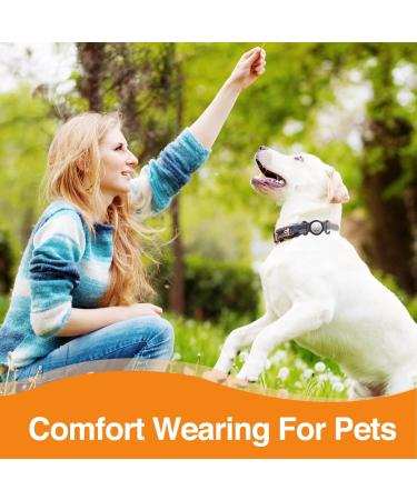 Pet Dog Collar Holder for Airtag 2 Pack Anti-Lost Pet Dog Cat Collar Protective Cover Compatible with Apple AirTag GPS Tracker Silicone Case for Locator Tracker Medium Black+Blue - Buy Online on GoSupps.com