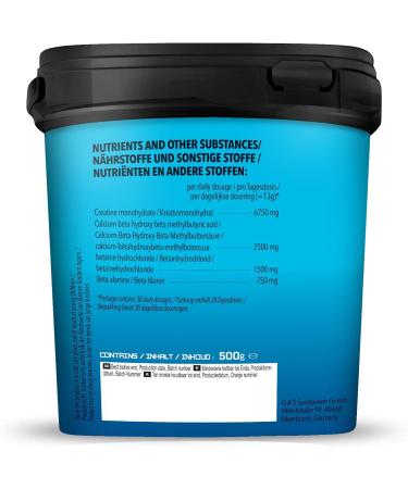 BODYLAB24 CREATINE BOOST - Extreme Watermelon 500g | Premium Creatine Powder for Athletes | Over 6g Creatine Monohydrate | Enriched with CA-HMB Betaine HCl & Beta-Alanine - Buy Online on GoSupps.com