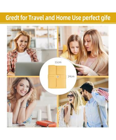 Sumwitum 16-Piece Manicure Set - Stainless Steel Nail Care Kit with Leather Case - Perfect Gift for Women, Men, Friends, and Parents (Yellow) - Buy Online on GoSupps.com