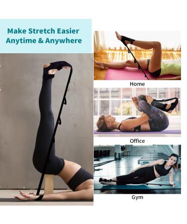 Dexmar Foot & Calf Stretcher - Plantar Fasciitis Physical Therapy Strap for Heel Spurs, Achilles Tendonitis & Hamstring - Leg & Yoga Strap for Fitness - Buy Online on GoSupps.com
