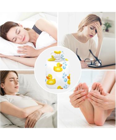 Hot Water Bottles with Yellow Rubber Duck Cover | 2L Pain Relief & Bed Warmer for Pregnant Women - Buy Online on GoSupps.com
