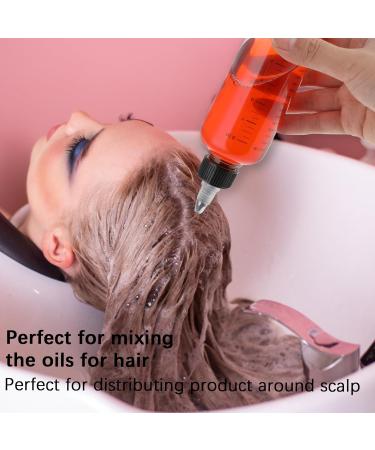 2 Pack Applicator Bottle for Hair 8.5oz Hair Color Applicator Bottle Twist-On Top Tip Cap Hair Oil Applicator Plastic Squeeze Bottle Root Hair Dye Bottle with Graduated Scale - Buy Online on GoSupps.com