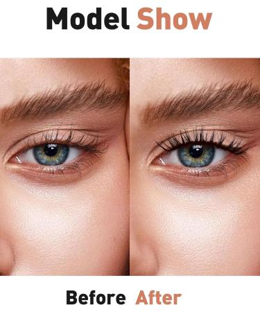 Onlyall 60 Cluster Lashes DIY Individual Eyelash Extensions - Natural Look False Eye Lashes - Buy Online on GoSupps.com