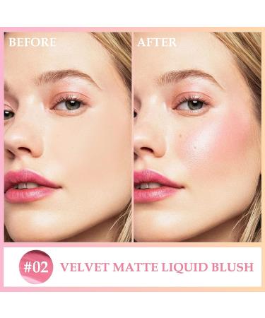 Boobeen Liquid Blush - Matte Soft Gel Face Blush for Cheeks | Lightweight & Blendable Stick | Long-lasting Natural Color - Buy Online on GoSupps.com