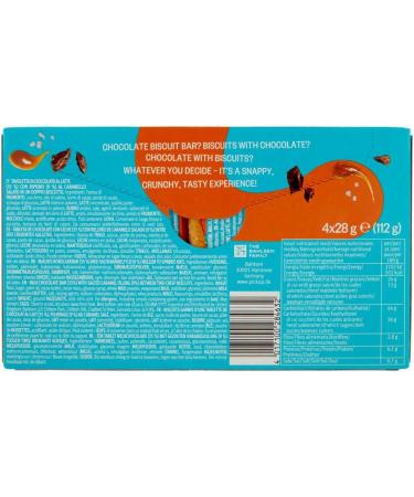  Italian Gourmet E.R. Pick Up 5 Milk Chocolate Bars with Salted Caramel Filling in a Double Biscuit 128g Pack Each Pack Contains 4 x 28g Cookies + Polpa di Pomodoro Italian Gourmet - Buy Online on GoSupps.com