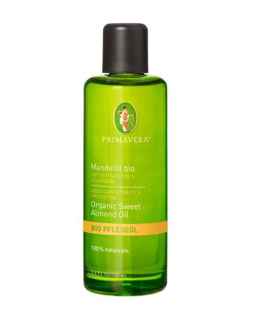 PRIMAVERA care oil almond oil organic 6 x 100 ml - aroma oil natural cosmetics - nourishing moisturizing - vegan