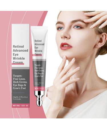 Retinol Eye Cream Anti Aging Instant Firm Eyes Anti Wrinkles Instant Dark Circles Under Eye Cream for Puffiness and Bags Under Eyes Firming Eye Cream for Wrinkles Hydrating Under Eye Care 15ml (1) - Buy Online on GoSupps.com