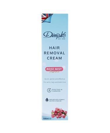 Dimples Hair Removal Cream Rose Mist 100 ml 100 ml (Pack of 1)