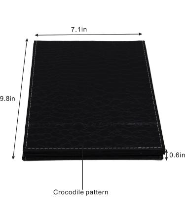 Famiry Portable Folding Makeup Mirror with Leather Cushioned Cover - Ideal for Bedroom, Cosmetic Dresser, and Travel - Buy Online on GoSupps.com