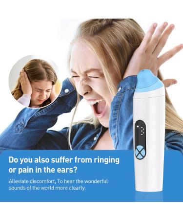 Ear Pressure Relief Device Unclog Eustachian Tubes 3 Speed Adjustable Ideal for Flying Diving & Tinnitus Relief - Buy Online on GoSupps.com
