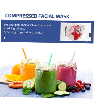 Angoily 100pi ces Masque Compress pour Visage Papier Masque Facial Compress Lot - Buy Online on GoSupps.com