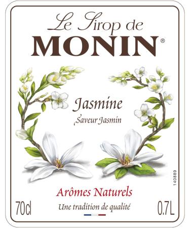 MONIN Premium Jasmine Syrup 700ml - Ideal for Cocktails and Mocktails | Vegan-Friendly, Allergen-Free, 100% Natural | Jasmine 700 ml (Pack of 1) - Buy Online on GoSupps.com