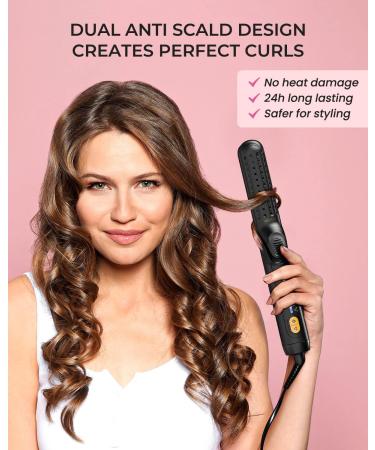WEEYUM 2-in-1 Airflow Styler Hair Straightener & Curler - Professional Adjustable Temp 360 Airflow Dual Voltage for International Use - Buy Online on GoSupps.com
