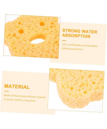 Ipetboom 3pcs Bath Sponge Set | Facial Scrubber & Loofah for Shower | Wood Pulp Fiber Massage Tools for Clean & Refresh - Buy Online on GoSupps.com
