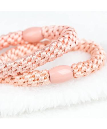 GYGYL 8Pcs Champagne Hair Ties for Women - No Damage Ponytail Holders for Thick Hair - Buy Online on GoSupps.com