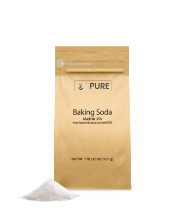 Pure Original Ingredients Baking Soda (2 lb) Sodium Bicarbonate (NaHCO3), Always Pure, No Fillers Or Additives. 2 Pound (Pack of 1)