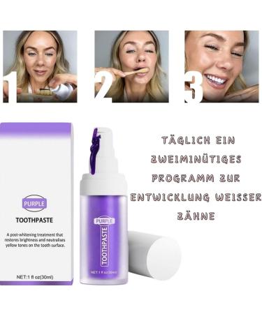 Lila Purple Toothpaste - Advanced Whitening Formula for White Teeth | Best Purple Tooth Whitening Toothpaste for Bright Smiles - Buy Online on GoSupps.com