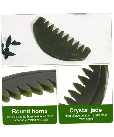 Fomiyes Portable Jade Head Scratch Massage Device - 4-Piece Snail Schafen Pressure Point Massager for Relaxation & Hair Care - Buy Online on GoSupps.com