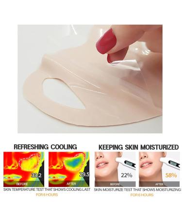 SHIONLE 4 Pack Sun Protection Face Mask with Earloops for Golf & Outdoor Sports - Hydorgel Cooling Patch for UV Protection - All Skin Types - Buy Online on GoSupps.com