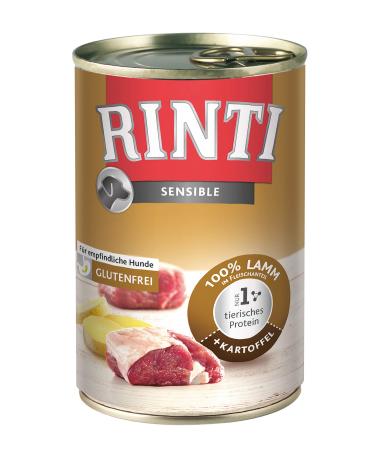 RINTI Sensible Lamb + Potato 12x400g Lamb&Potato 33.33 g (Pack of 12)