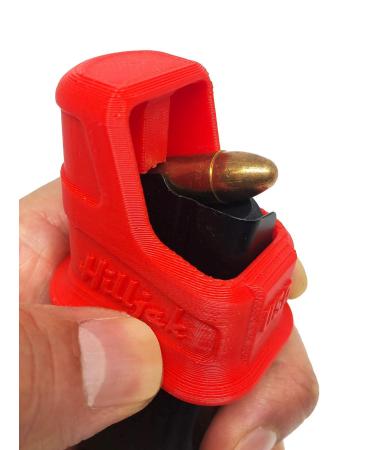 Hilljak Magazine Speed Loader Compatible with Sig Sauer P365, Springfield Hellcat, S&W Shield Plus Stoeger STR-9 Taurus G3/G3C G2/G2C TH9 PT99 GX4 PT92 PT99, Mossberg MC2C Browning Hi Power 9mm - Red