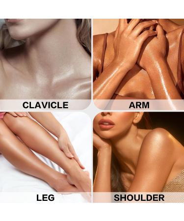 FOCALLURE Starfall Glowing Liquid Highlighter & Shimmering Body Oil - ORION HL06 - Buy Online on GoSupps.com