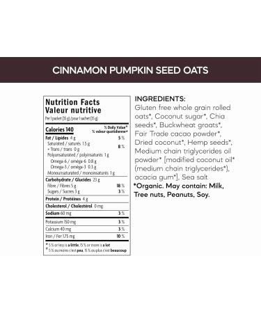Nature's Path Organic Superfood Cacao Oatmeal 210 g (Pack of 6) Gluten Free Non-GMO Fair Trade - Buy Online on GoSupps.com