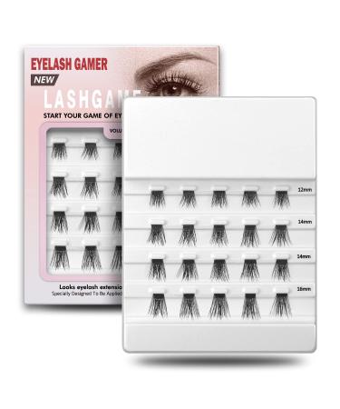 Eyelash Evolution DIY Extension Korean PBT Fiber 3D Effect Mixing Length - Reusable 20 Lash Clusters for Volume Look - 12mm 14mm 16mm - Multi-pack 20pcs - Buy Online on GoSupps.com