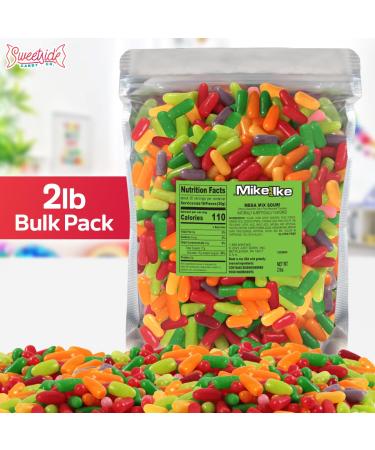 Mega Mix Sour Chewy Candy - 2lb Bulk | Ultimate Sour Gummy Candy for Sharing | Delicious Mike and Ike Candy for All Occasions | Perfect for Sour Candy Lovers - Buy Online on GoSupps.com