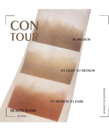 KYDA Contour Beauty Wand Liquid Face Concealer - High Coverage Concealing Cushion with Natural Matte Finish - Long Lasting & Silky Stick - #02 Light Medium 18.00 ml - Buy Online on GoSupps.com