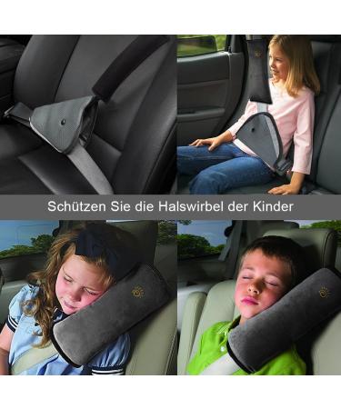 Rovtop 3-Pack Child Car Seat Shoulder Cushions - Removable Washable Travel Pillow Belts for Ultimate Comfort & Safety - Buy Online on GoSupps.com