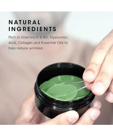 Pacinos Under Eye Gel Patches - 60 pcs | Eliminate Puffiness, Smooth Wrinkles, Brighten Darkness | Vitamin E & B5, Organic, Promotes Collagen - Buy Online on GoSupps.com