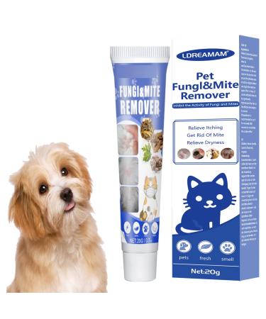 Dog Anti MitE Cream Pet MitE Repellent Cream dog mites remover pet mites repellent cream anti-itching treatment for pets dog mites remover mild safe solution for the 20G