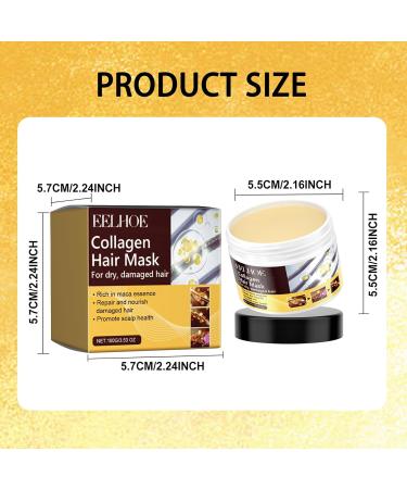 FunnAura Argan Oil Collagen Hair Deep Repair Collagen Mask for Dry Damaged Hair all Types - Buy Online on GoSupps.com