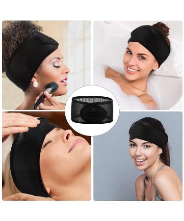 Giegxin 6 Piece Foam Mesh Wrap Headbands for Black Women - Adjustable Tape, Breathable Non Slip Hair Wraps - African Bath Spa Headbands - Buy Online on GoSupps.com
