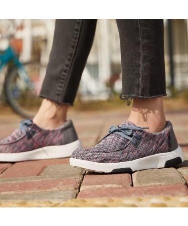 OrthoComfoot Women's Slip On Shoes with Arch Support - Fuchsia, Size 6W - Buy Online on GoSupps.com