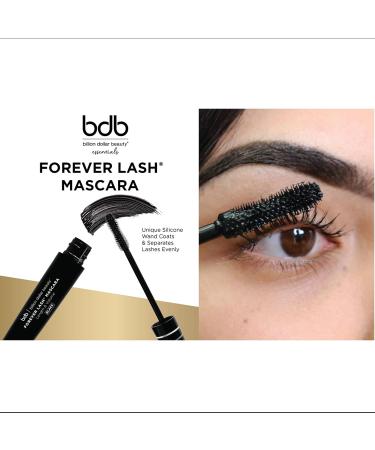 Billion Dollar Brows Forever Lash Mascara - Length & Volume in Seconds | Waterproof, Silicone Wand, Professional Quality | Cruelty Free - 1 Count - Buy Online on GoSupps.com