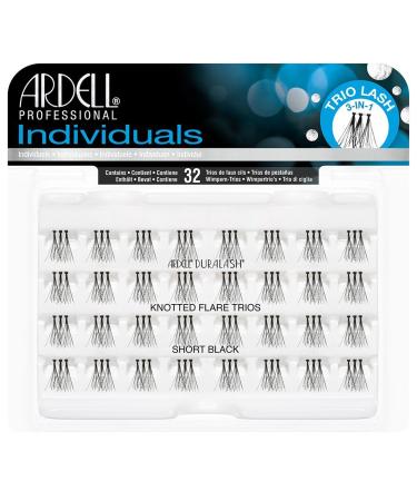 Ardell Duralash Short Black Knotted Flare Trio Lashes - Set of 3 | High-Quality Eyelash Extensions - Buy Online on GoSupps.com