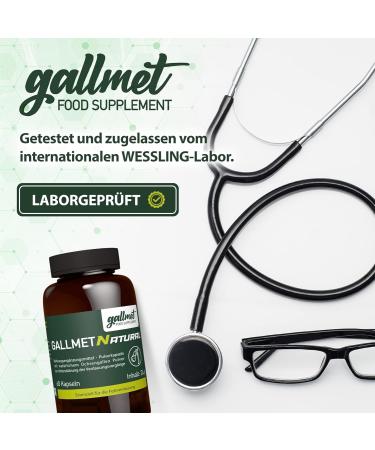 Gallmet Natural Ox Bile 125mg - Support Liver & Digestion | Fat Digestion & Gallstone Relief | EU Made Capsules - Buy Online on GoSupps.com