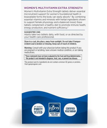 Nordic Naturals Women's Multivitamin Extra Strength - Skin, Hair, Energy & Bone Support - 60 Tablets - Buy Online on GoSupps.com