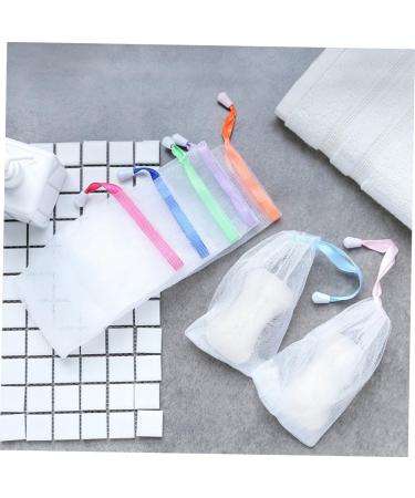 Angoily Soap Saver Mesh Bag for Shower - Adjustable Drawstring Assorted Colors Perfect for Homemade & Cleansing Soaps - Buy Online on GoSupps.com
