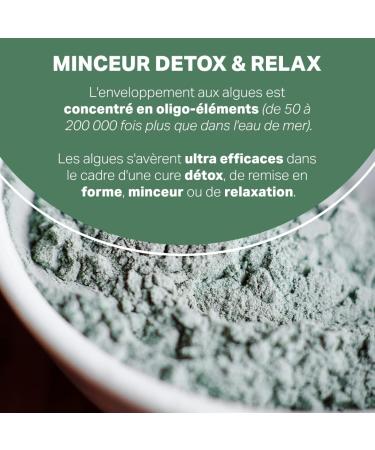  bleu & marine Bretania Bleu & Marine Bretania - Slimming and Detoxifying Body Treatment with 3 Marine Algae | Self-Heating Wrap | Relaxing Spa Bath | Anti-Cellulite Wrap | 100% Natural 250g - Buy Online on GoSupps.com