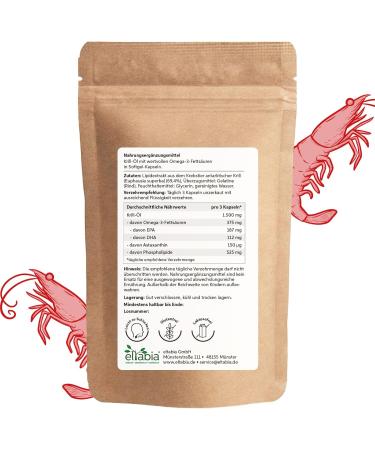 Premium Krill Oil Capsules 500 | High Dose 1500mg Daily | Rich in Omega 3 6 9 & Astaxanthin - International Shipping - Buy Online on GoSupps.com