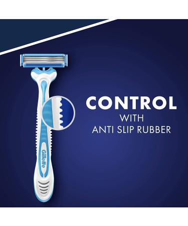 Gillette Sensor3 Cool Men's Disposable Razors - 8 Count - Buy Online on GoSupps.com