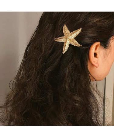 FAFAHOUSE Starfish Hair Clips - Set of 6 | Beach Hairpin Collection for Women - Buy Online on GoSupps.com